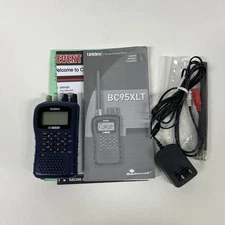 Uniden BC95XLT NASCAR Handheld 200 Channel Scanner - Blue