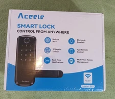 Aceele Keyless Entry Fingerprint Smart Door Lock, Built-in Wi-Fi,Electronic Lock