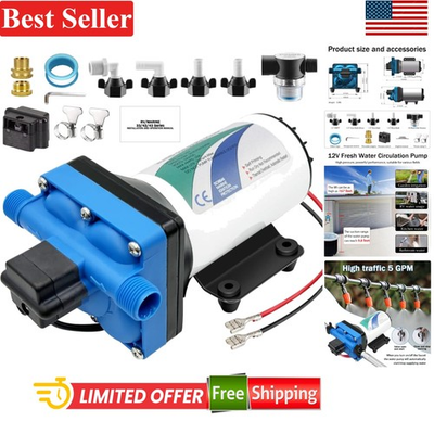 #ad #ad Automatic Start Stop 12V Self Priming Pump Ideal for Yachts amp; Irrigation $84.99