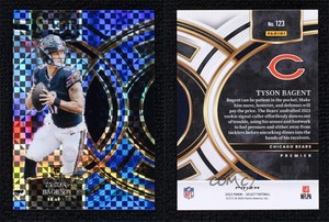 2023 Panini Select Premier Level Blue Prizm /149 Tyson Bagent #123 Rookie RC