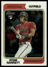 Stone Garrett /999 2023 Topps Heritage #210 Chrome Arizona Diamondbacks