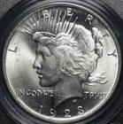 1923 PEACE DOLLAR PCGS MS 64 ALL WHITE  GREAT FROSTED SILVER SATIN LUSTER  FULL