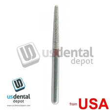FG Diamond - 10pk burs TR-25F - 855-012F FG - Long Taper  Round End Mediu 100662