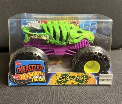 Hot Wheels Monster Trucks Oversized Skelesaurus OVP