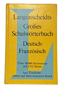 Langenscheidts Großes Schulwörterbuch Deutsch Französisch