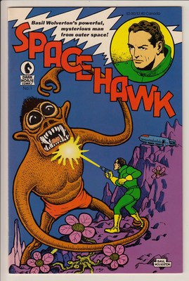 Dark Horse SPACEHAWK #1-5 Basil Wolverton 1989 Reprint of the Classic 40s Sci-Fi