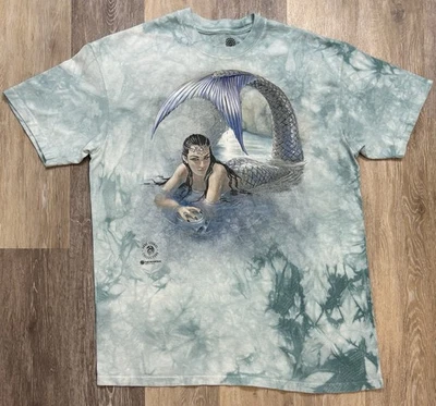 Camiseta The Mountain Mermaid Crystal Tie Dye Anne Stokes Profundidades Ocultas Grande - Imagen 1 de 4