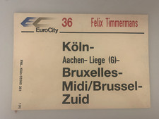 Zuglaufschild EC 36 Felix Timmermans