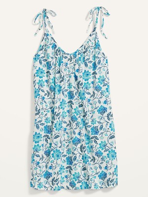 old navy women's sleeveless mini swing dress Old Navy Women's Sleeveless Drop-Waist Swing Mini Dress - Multi