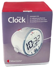 Bellman & Symfon Smart Alert Alarm Clock Visit Model (be1370) White