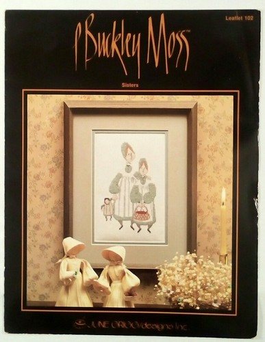P Buckley Moss SISTERS 102 Counted Cross Stitch Pattern June Grigg Designs Amish