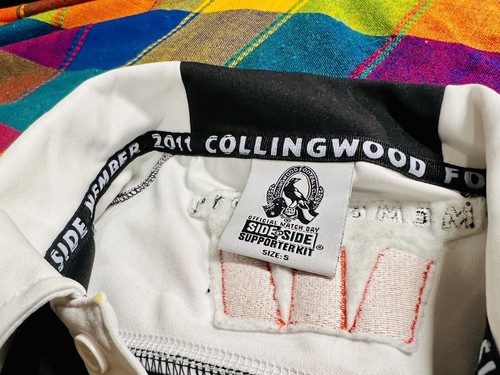 AFL Collingwood Magpies 2011 Member Short Sleeve Polo Shirt Size S Black - Picture 6 of 9