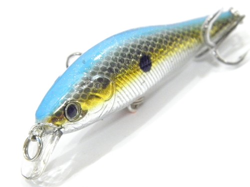 Señuelo de pesca Jerkbai con señuelo 3 1/3 pulgadas Minnow aguas poco profundas para pesca de lubina M597 - Imagen 38 de 151