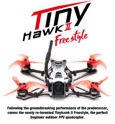 EMAX Tinyhawk II Freestyle 75mm 1-2S Whoop FPV Racing Drohne BNF FrSky D8