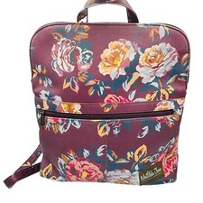 Matilda Jane Moments With You Plum Perfect Backpack Purse Floral Tote Bag