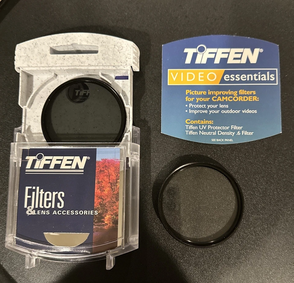 New Tiffen 58mm Video Twin Pack (UV Protector, Neutral Density (ND) 0.6 #58VTP 8 - Image 3 of 4