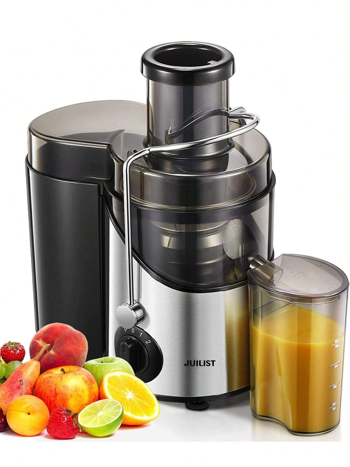 Juicer Machines, Juilist 3" Wide Mouth Juicer Extractor, For Vegetable And Fruit