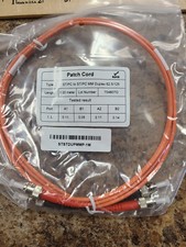 Cable de fibra óptica ST Plug X ST Plug, multimodo Om1, Offnp, 3-1/4 pies Lg