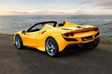 Ferrari F8 Spider Supercar Wall Art Giclee Canvas Print Photo (#579)