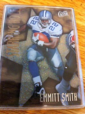 Emmitt Smith, Starring Role, Fleer Ultra 1 of 10 Card Dallas Cowboys 1997 NM