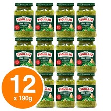 Tigullio Star Gran Pesto alla Genovese 100% Basilico Fresco 12 Vasetti da 190g