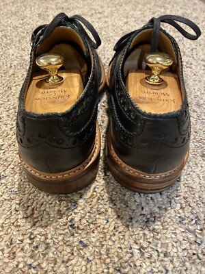 Grenson England Black Leather Oxford Dress Shoe Men display picture 1