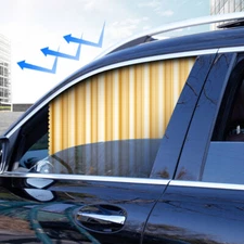 Universal Fit Magnetic Car Side Window Privacy Sunshade Curtains 2PCS-Sunshades
