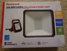 Honeywell LED Rechargeable Work Light With Bluetooth Speaker - 600 Lumen Portable Light