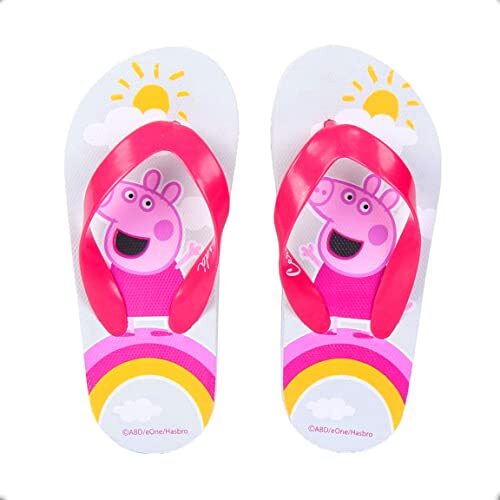 Flip Flops For Children Peppa Pig Pink (Size: 27) NUOVO