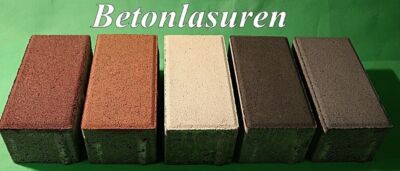 Farblasur Betonlasur Mineralisch für innen und außen - 100 ml Testproben