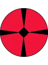 Targ-Dots Accupoint Targets -Hot Fluorescent, self adhesive, choice, SHIPS FREE