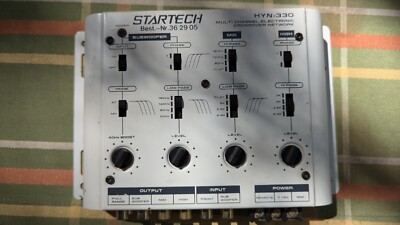 StarTeck HYN 330 MULTI Channel Electronic Crossover Network INTERFACE 