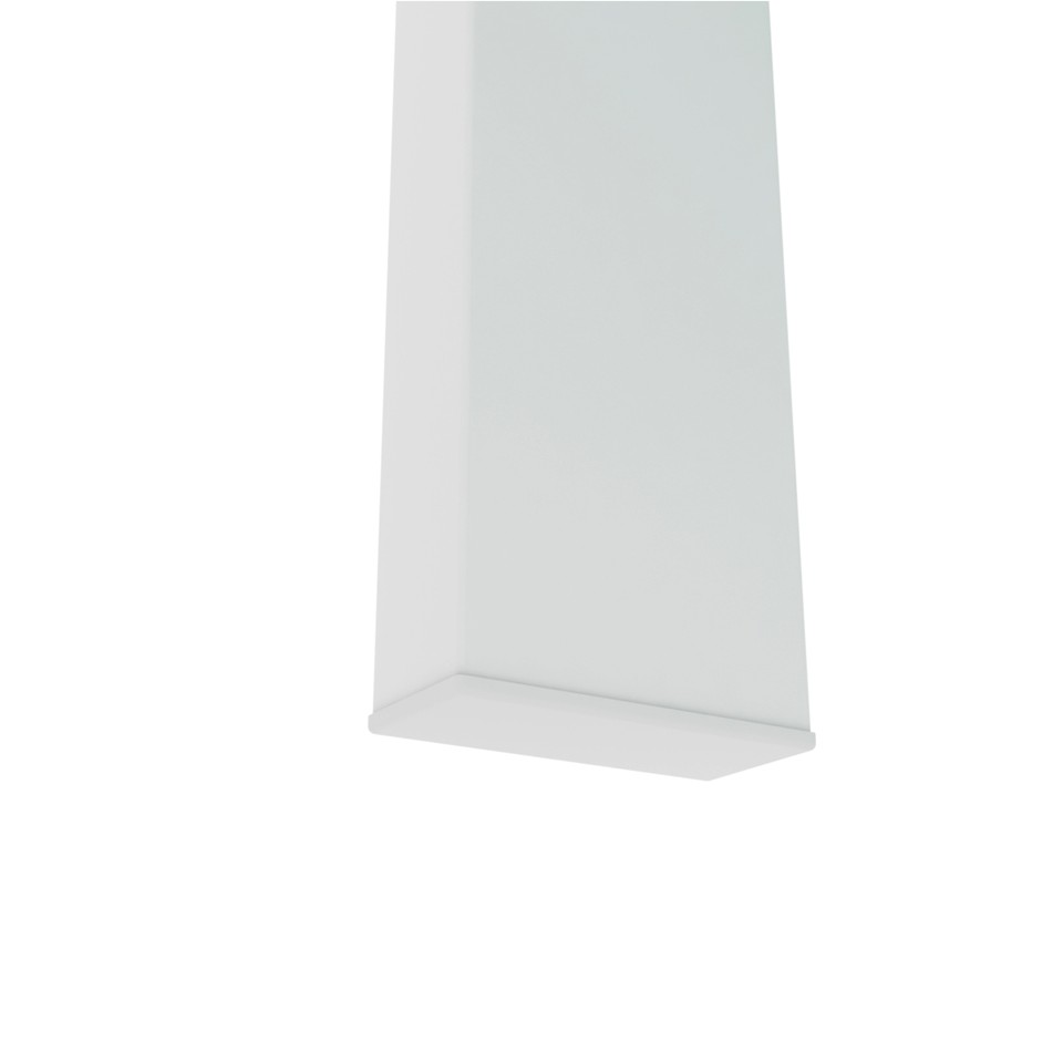 Modern White Clear Coffee Table Side Center Table For Living Room