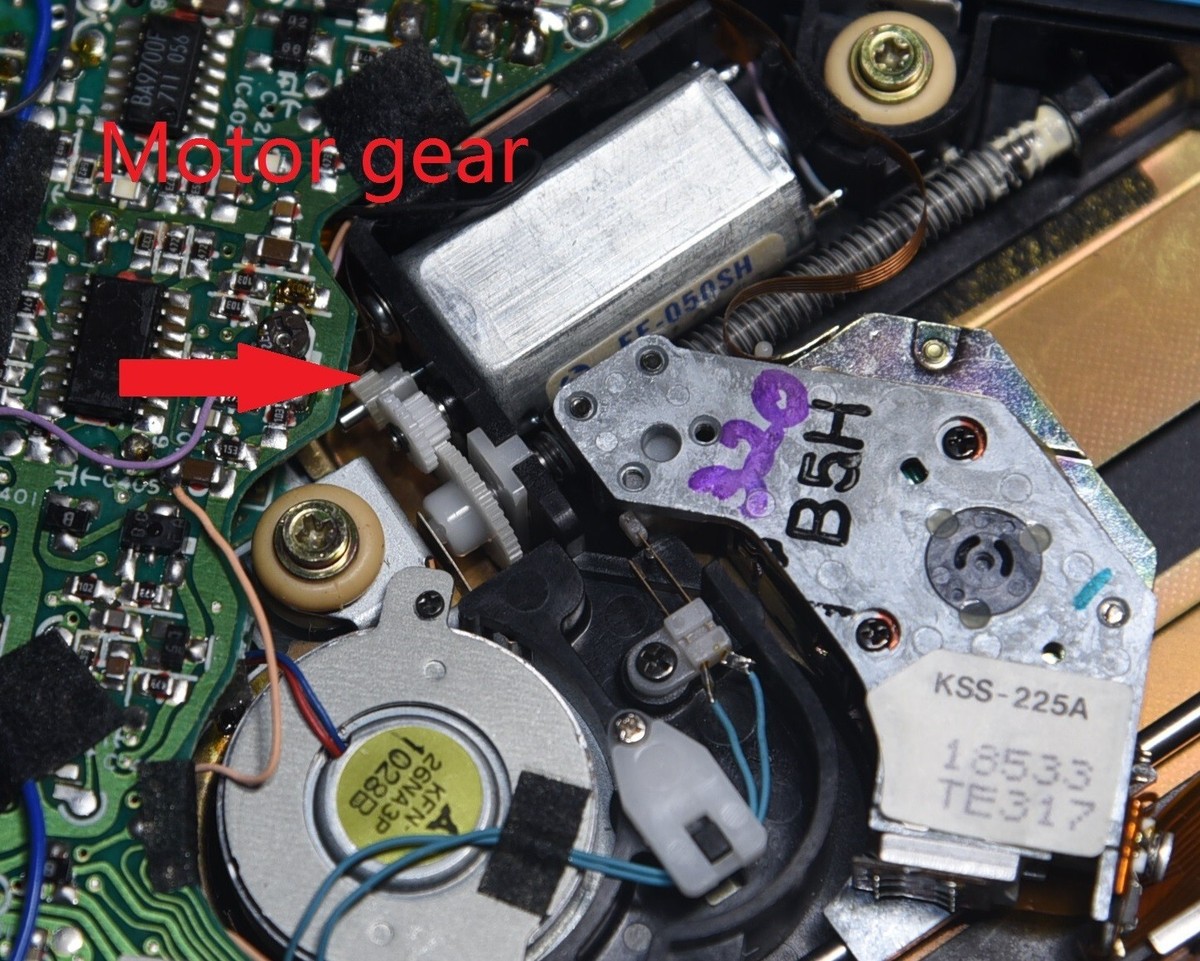 1pcs Motor Gear for Sony D-10 D10 D-100 D100 Discman CD