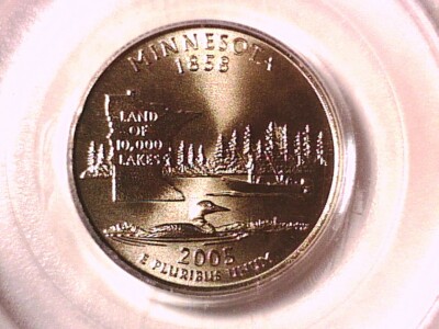 2005 D Washington State Quarter PCGS MS 68 SF Minnesota Satin