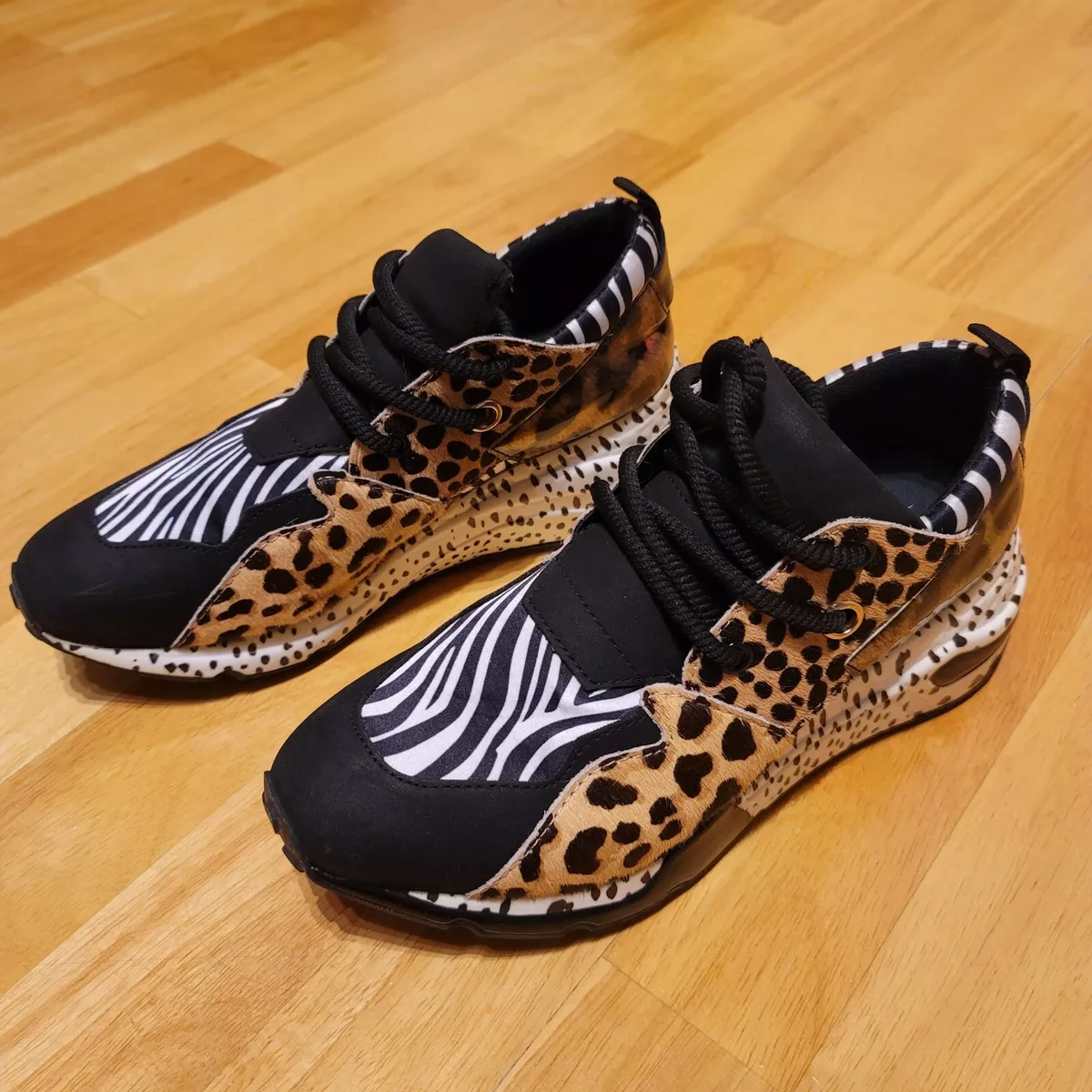 jug Parat Zoom ind Steve Madden Animal Cliff Sneakers Size 7 | eBay