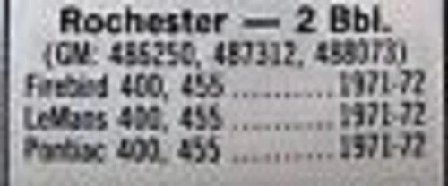 保证零件 779 - 619 阻尼恒温器适用于 Firebird LeMans Pontiac 1971 - 72 — 第 2/2 张图片