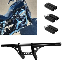 Full Set Front & Rear Crash Bar Shock Sliders For Harley Sportster XL883C 04-10 