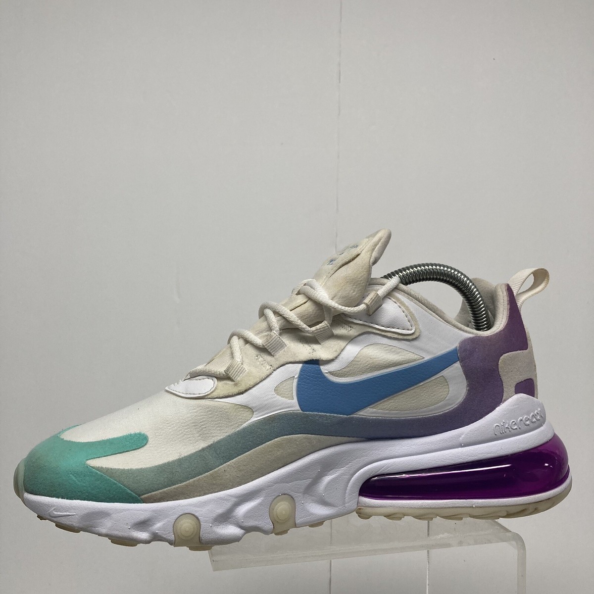 nike air max 270 react purple and green