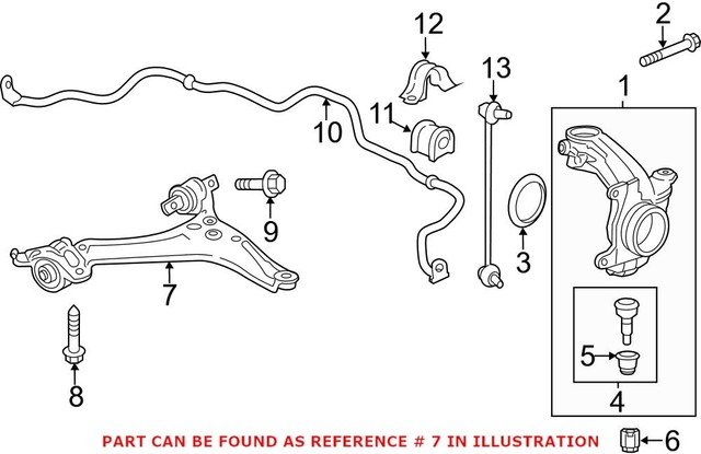 Honda accord front suspension diagram
