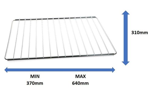 Grille De Four Universelle Extensible 370-650mm - Compatible Ariston Indesit Hotpoint Avec Vis