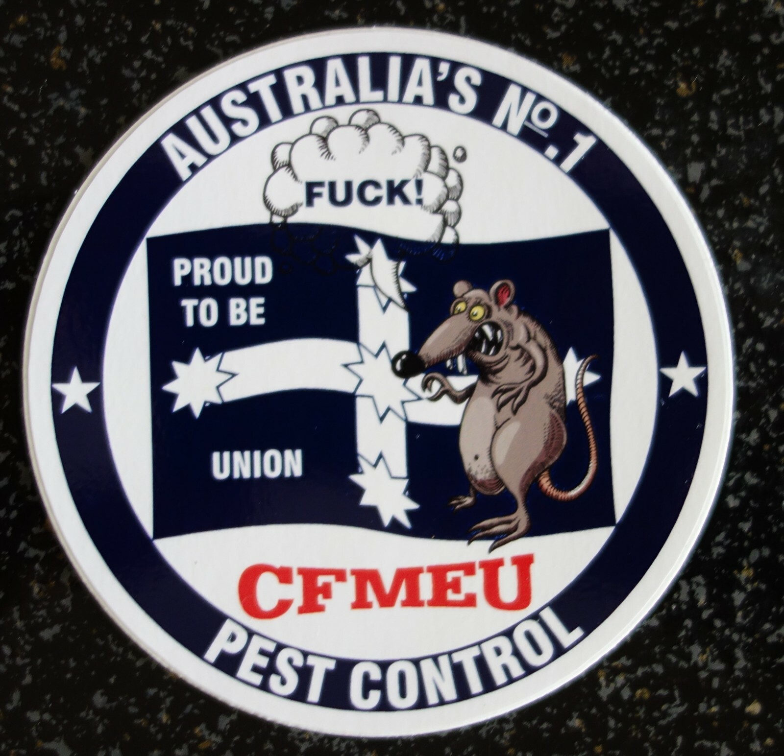 CFMEU UNION PEST CONTROL STICKER | eBay Australia