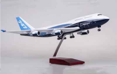1:150 47CM BOEING 747-400 Passenger Airplane Landing Gear Resin