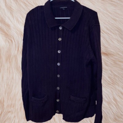 oversized button up sweater