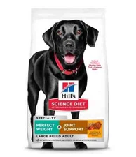Hill's Science Diet Adult Perfect Weight Chicken Large Breed Dry Dog Food, 25 lb