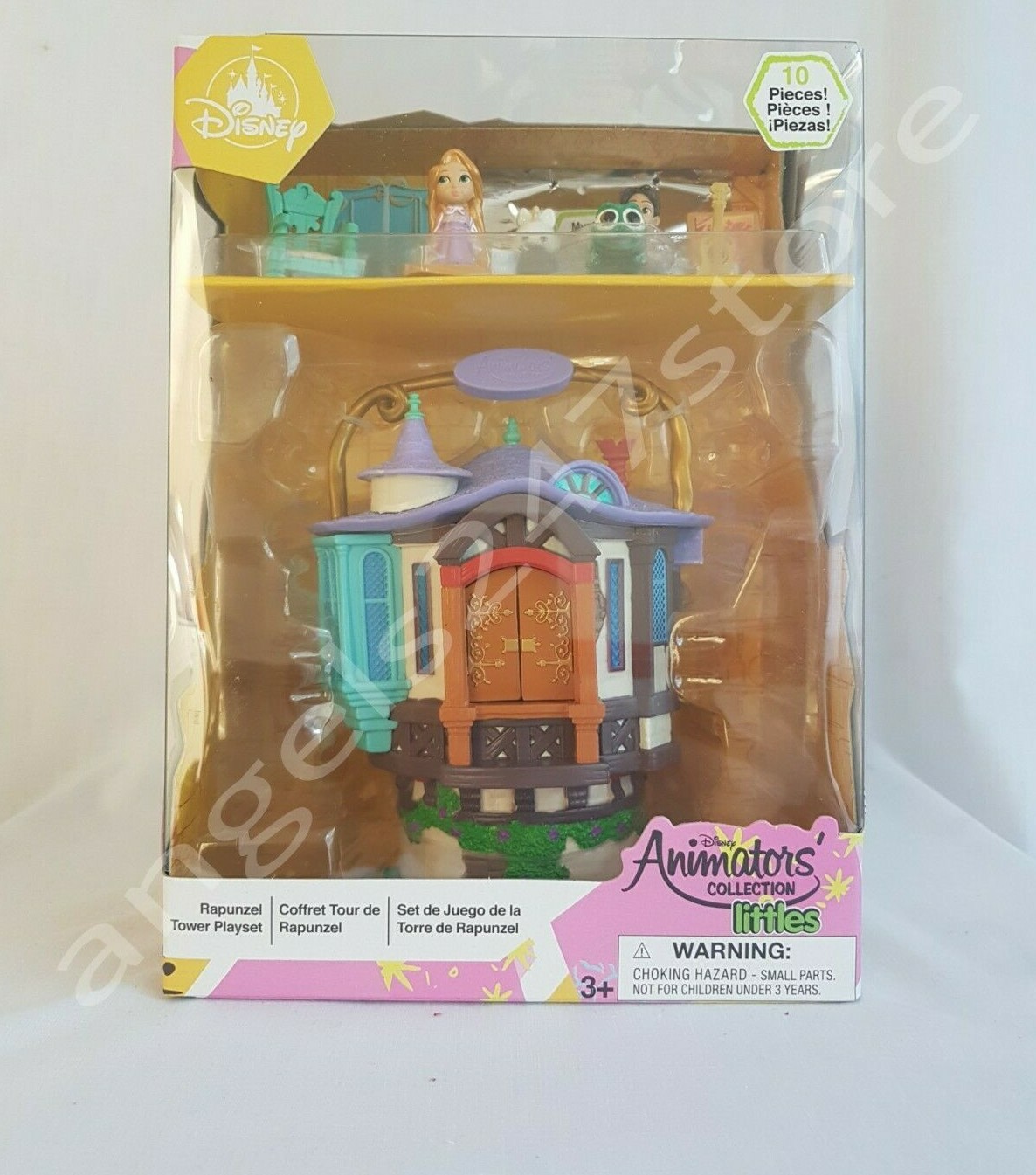 Disney Store Animators Micro Playset Jasmine Palace, Frozen, Belle