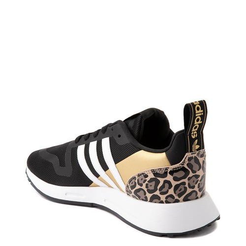 A New Take on Leopard Print with Adidas Black and Leopard Shoes