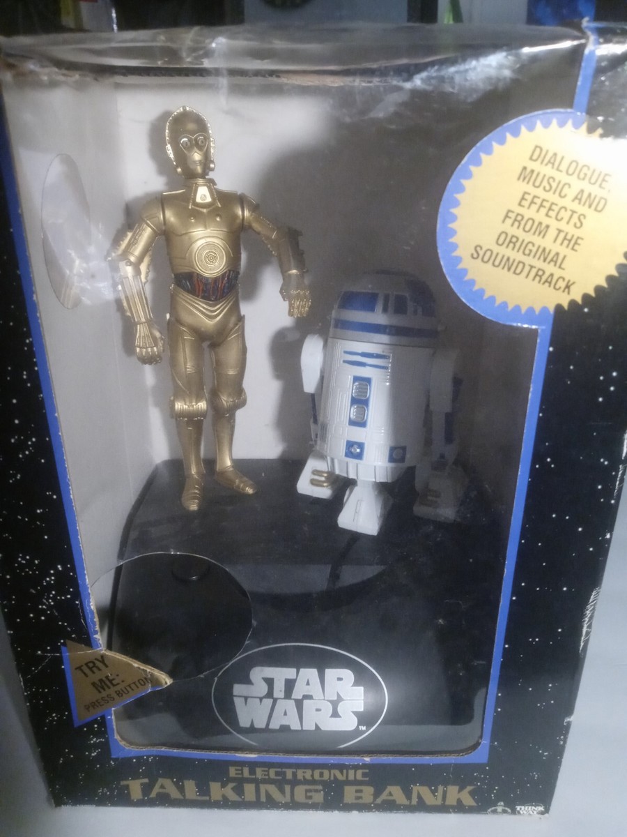 Vintage Star Wars C-3P0/R2-D2 Electronic Talking Bank Vintage Star Wars C-3P0/R2-D2 Electronic Talking Bank