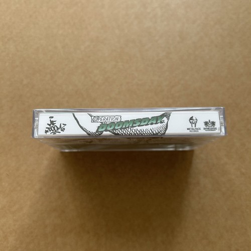 MF DOOM - Operation Doomsday 25th Anniversary Sketch Green Cassette (x/1500) - Picture 4 of 7
