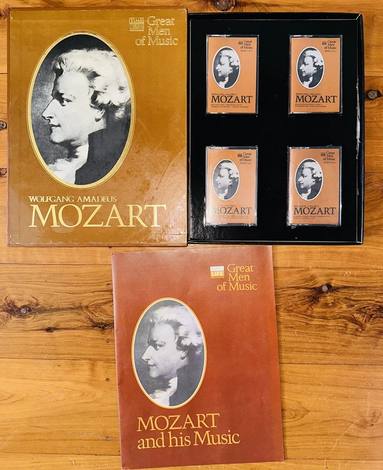 8 Time Life Great Men of Music 32 cassette Box sets Mozart Beethoven Chopin +new - image 4 of 4